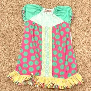 Jelly the Pug dress. Lightweight material.